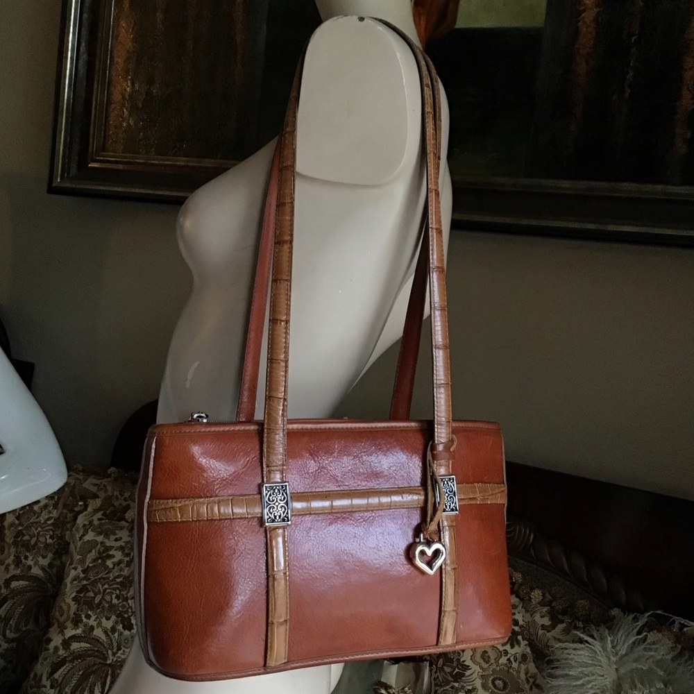 Vintage Brighton Brown Leather Handbag 286885
